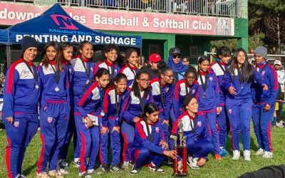 Seagull ladies winners of the Plate section at the Golden United tournament