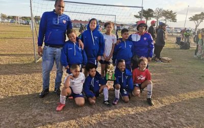 Under 8 boys winning the Rygate Tournament