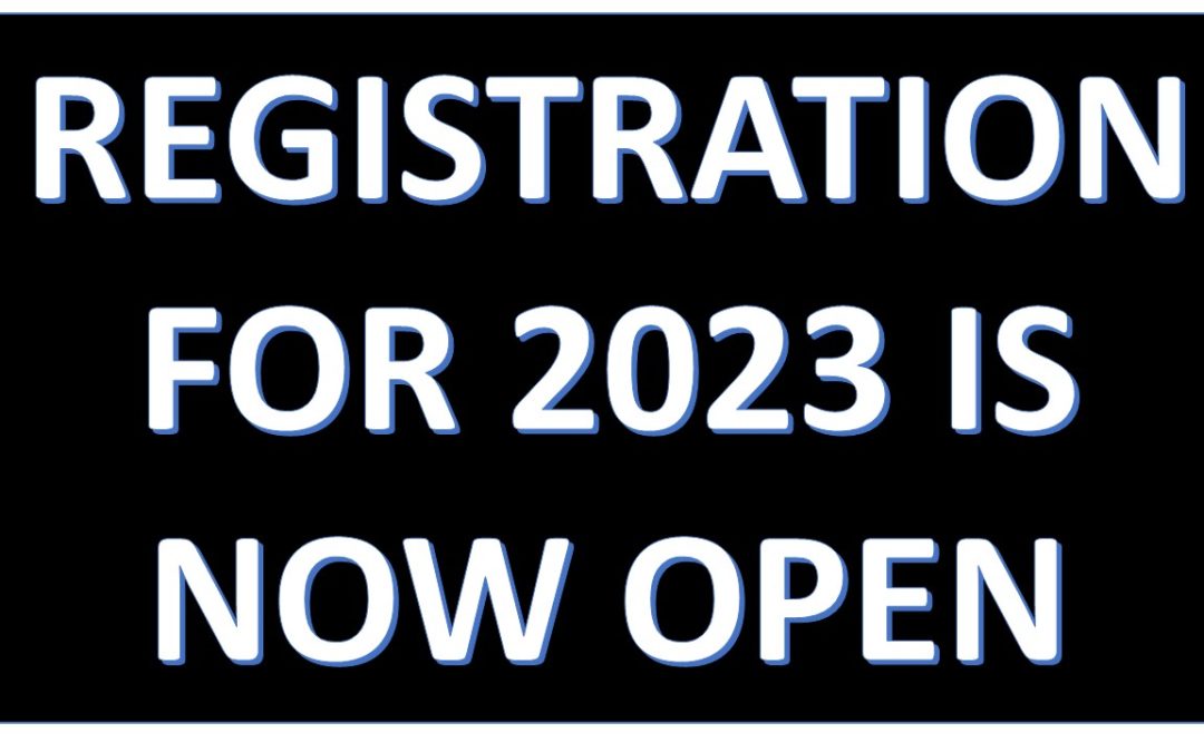 2023 Registrations now open
