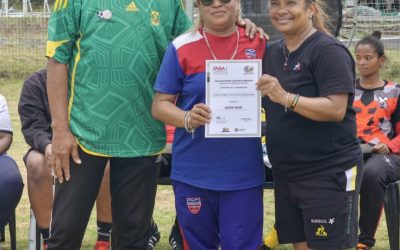 Shereen completes Goalkeeper Coach Training