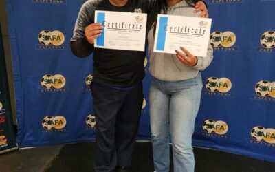 Coach Shuabe Samuels receive SAFA-D License